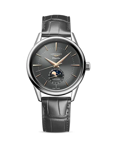 Longines Heritage Classic Watch, 38.5mm In Gray