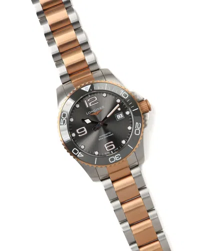 Pre-owned Longines Hydro Conquest 43mm 2022 Full Set Watch In Grey
