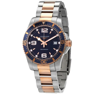Longines Hydroconquest 41mm Blue Dial Watch L3.740.3.98.7 In Gold