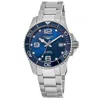 Longines Hydroconquest Automatic 39mm Blue Dial Stainless Steel Men's Watch L3.780.4.96.6 In Blue