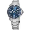 Longines Hydroconquest Automatic 43mm Blue Dial Ceramic Bezel Men's Watch L3.782.4.96.6 In Neutral