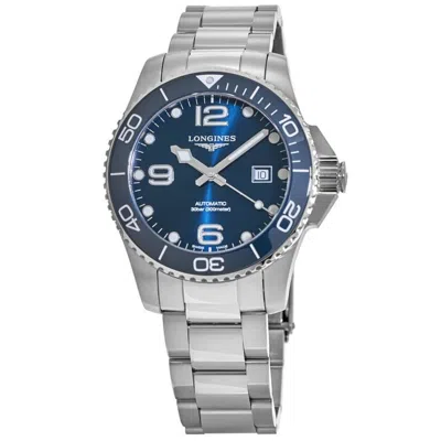 Longines Hydroconquest Automatic 43mm Blue Dial Ceramic Bezel Men's Watch L3.782.4.96.6 In Neutral