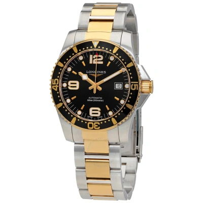 Longines Hydroconquest Automatic Black Dial 41mm Men's Watch L37423567 In Metallic