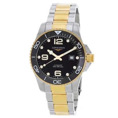Pre-owned Longines Hydroconquest Automatic Black Dial Men's Watch L37823567
