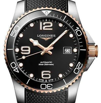 Pre-owned Longines Hydroconquest Automatic Black Dial Mens Watch 41mm L3.781.3.58.9