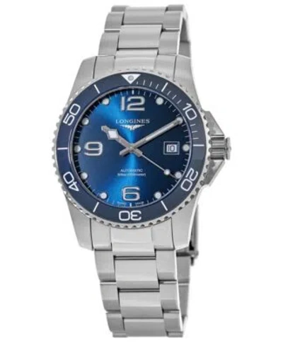 Pre-owned Longines Hydroconquest Automatic Blue Ceramic Men's Watch L3.781.4.96.6
