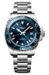 LONGINES HYDROCONQUEST AUTOMATIC BRACELET WATCH, 41MM