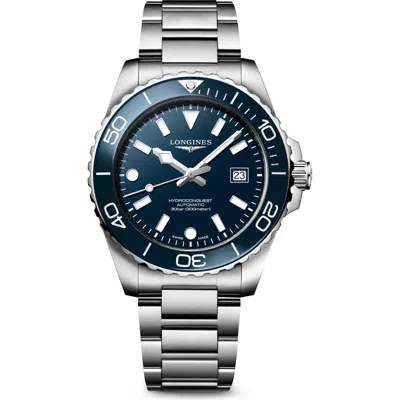 Longines Hydroconquest Automatic Bracelet Watch, 42mm In Metallic