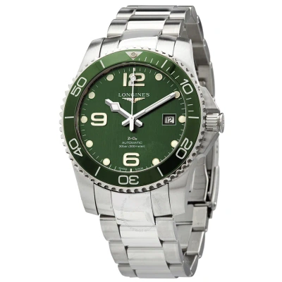 Longines Hydroconquest Automatic Green Dial Men's Watch L3.785.4.06.6 In Metallic