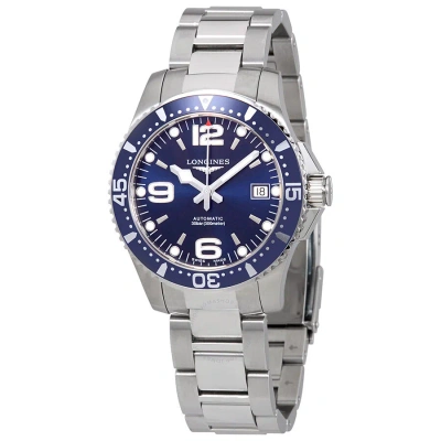 Longines Hydroconquest Automatic Men's 39 Mm Watch L37414966 In Metallic
