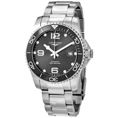 Longines Hydroconquest Automatic Steel And Ceramic 41 Mm Men's Watch L3.781.4.76.6 In Gray