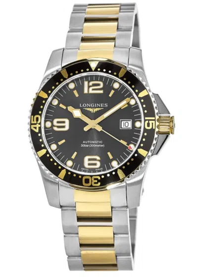 Longines Hydroconquest Automatic Two-tone 41mm Black Dial Men's Watch L3.742.3.56.7