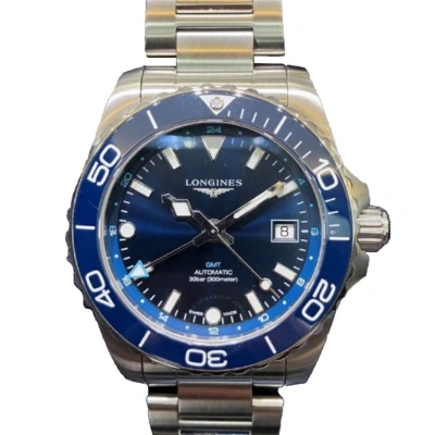 Longines Hydroconquest Gmt Automatic Blue Dial Men's Watch L3.790.4.96.6 In Multi