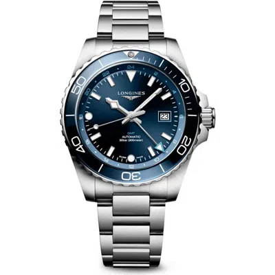 LONGINES LONGINES HYDROCONQUEST GMT AUTOMATIC BRACELET WATCH, 43MM