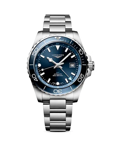 LONGINES HYDROCONQUEST GMT WATCH, 43MM