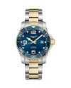 Longines Hydroconquest Stainless Steel Watch, 41mm In Blue