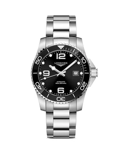 Longines Hydroconquest Watch, 41mm In Silver