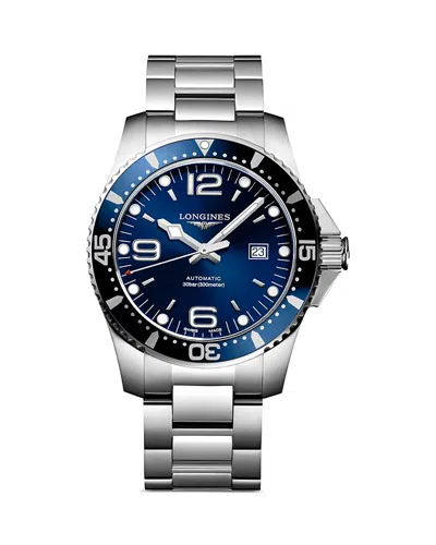 Longines Hydroconquest Watch, 44mm In Metallic