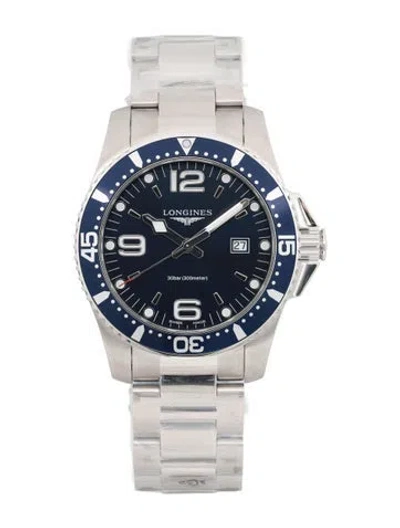 Pre-owned Longines Hydroconquest Watch, 44mm In Multicolor