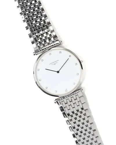 Pre-owned Longines La Grande Classique 36mm 2020 Full Set Watch In White
