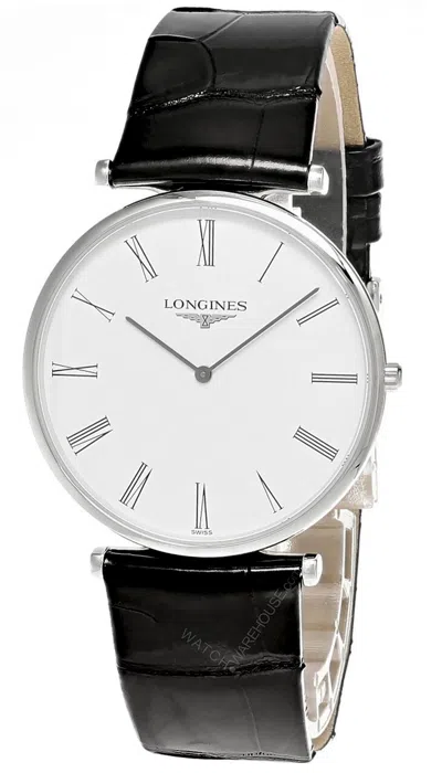 Pre-owned Longines La Grande Classique 37mm Black Lthr Men's Watch L4.766.4.11.2