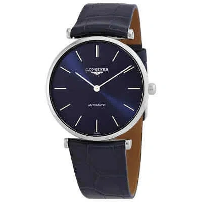 Pre-owned Longines La Grande Classique Automatic Blue Dial Unisex Watch L4.908.4.95.2