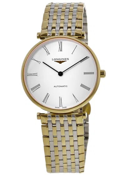 Longines La Grande Classique Automatic White Dial Pvd Yellow Steel Unisex Watch L4.918.2.11.7