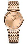 Longines La Grande Classique Bracelet Watch, 24mm In Pink