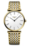 Longines Women's La Grande Classique White Dial Watch In Gold