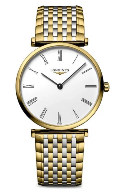 Longines La Grande Classique Bracelet Watch, 36mm In Gold