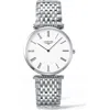 Longines La Grande Classique De  Bracelet Watch, 34mm In Silver/white/silver