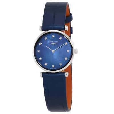 Pre-owned Longines La Grande Classique De  Quartz Diamond Ladies Watch