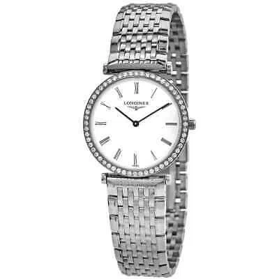 Pre-owned Longines La Grande Classique De  White Women's Watch - L4.513.0.11.6