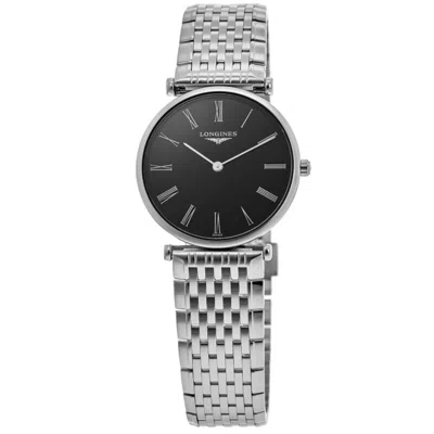 Longines La Grande Classique Quartz Black Dial Stainless Steel Women's Watch L4.512.4.51.6