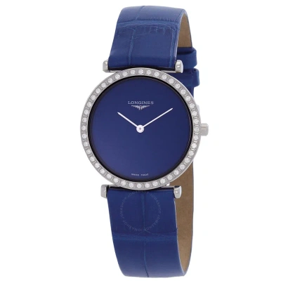 Longines La Grande Classique Quartz Diamond Blue Dial Ladies Watch L45230902