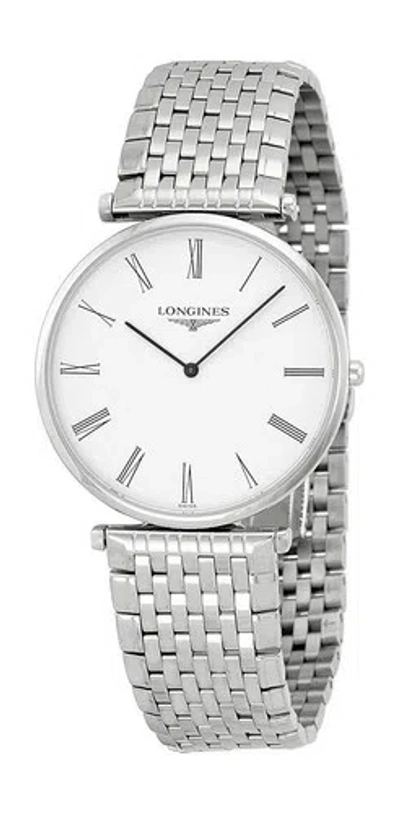 Pre-owned Longines La Grande Classique Stainless Steel Mens Watch White Dial L4.766.4.11.6