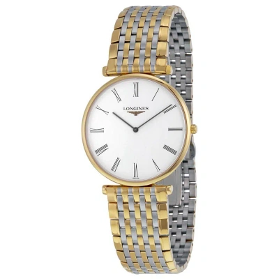 Longines La Grande Classique White Dial Stainless Steel Men's Watch L4.766.2.11.7 In Two Tone  / Black / Gold Tone / White / Yellow