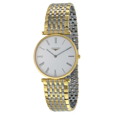 Longines La Grande Classique White Dial Two-tone Men's Watch L47552117 In Gold