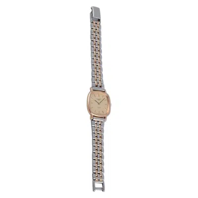 Pre-owned Longines Ladies' Wristwatch In Brass And Stainless Steel. 1970s/80s. In Multi