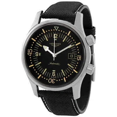 Pre-owned Longines Legend Diver Automatic Black Dial Men's Watch L37744500