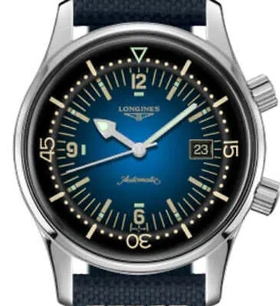 Pre-owned Longines Legend Diver Automatic Blue Dial Men's Watch 42 L3.774.4.90.2
