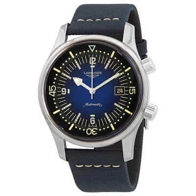 Pre-owned Longines Legend Diver Automatic Blue Lacquered Dial Men's Watch L3.774.4.90.2