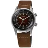 Longines Legend Diver Automatic Brown Dial Leather Strap Men's Watch L3.774.4.60.2 In Brown