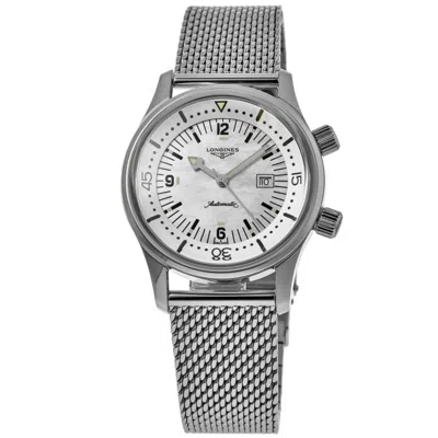 Longines Legend Diver Mother Of Pearl Dial Stainless Steel Women's Watch L3.374.4.80.6 In Multi