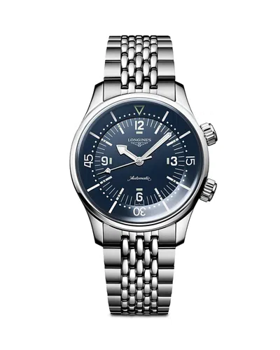 Longines Legend Diver Watch, 39mm In Blue/silver