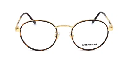 Longines Lg5004-h 052 Men's Glasses Tortoiseshell Size 49 - Free Lenses - Blue Light Block Available In Brown