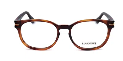 Longines Lg5009-h 053 Men's Glasses Tortoiseshell Size 52 - Free Lenses - Blue Light Block Available In Brown