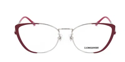 Longines Lg5011-h Women's Glasses, Burgundy, Size 54