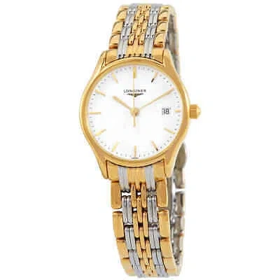 Pre-owned Longines Lyre Quartz White Dial Ladies Watch L 4.259.2.12.7