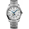 Longines Master Automatic Bracelet Watch, 40mm In White